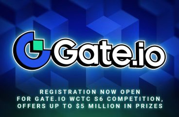 Registration Now Open for Gate.io WCTC S6 Competition, Offers Up To $5 Million in Prizes